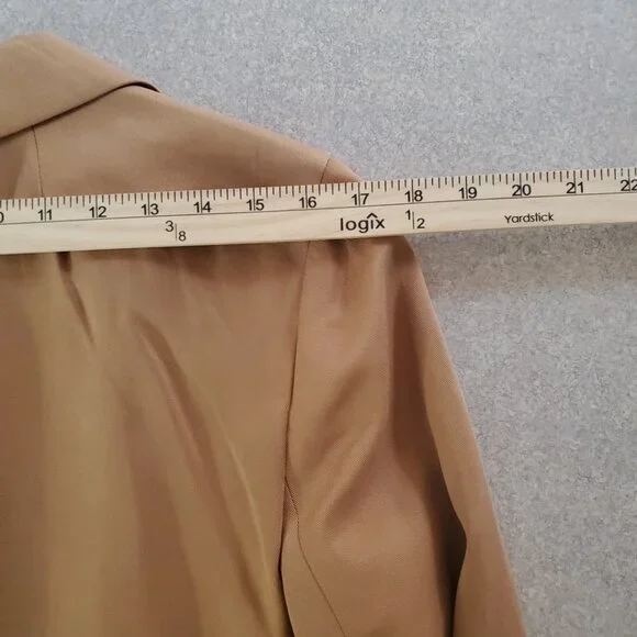 J.Crew Womens $218 Drapey twill double-breasted blazer Pink Size 2 CB316 NEW - Picture 12 of 13